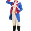 Fun Costumes Men's Blue American Revolution Soldier Costume -Disney Costumes Sales mens american revolution soldier costume