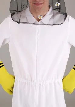 Fun Costumes Busy Beekeeper Costume For Men -Disney Costumes Sales mens busy beekeeper costume alt 2