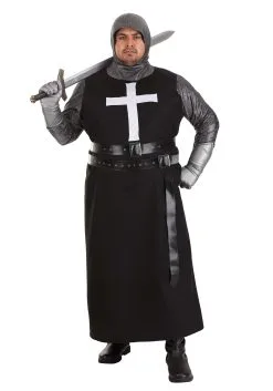 Fun Costumes Plus Size Dark Crusader Men's Costume