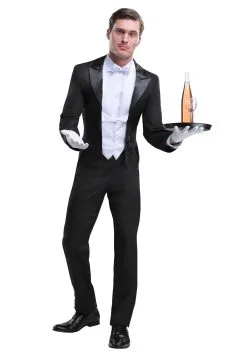 Fun Costumes Plus Size Men's Butler Costume