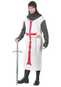 Fun World Men's Templar Knight Costume