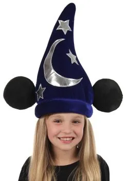 Elope Disney Classic Mickey Wizard Plush Costume Hat -Disney Costumes Sales mickey wizard plush hat alt 4