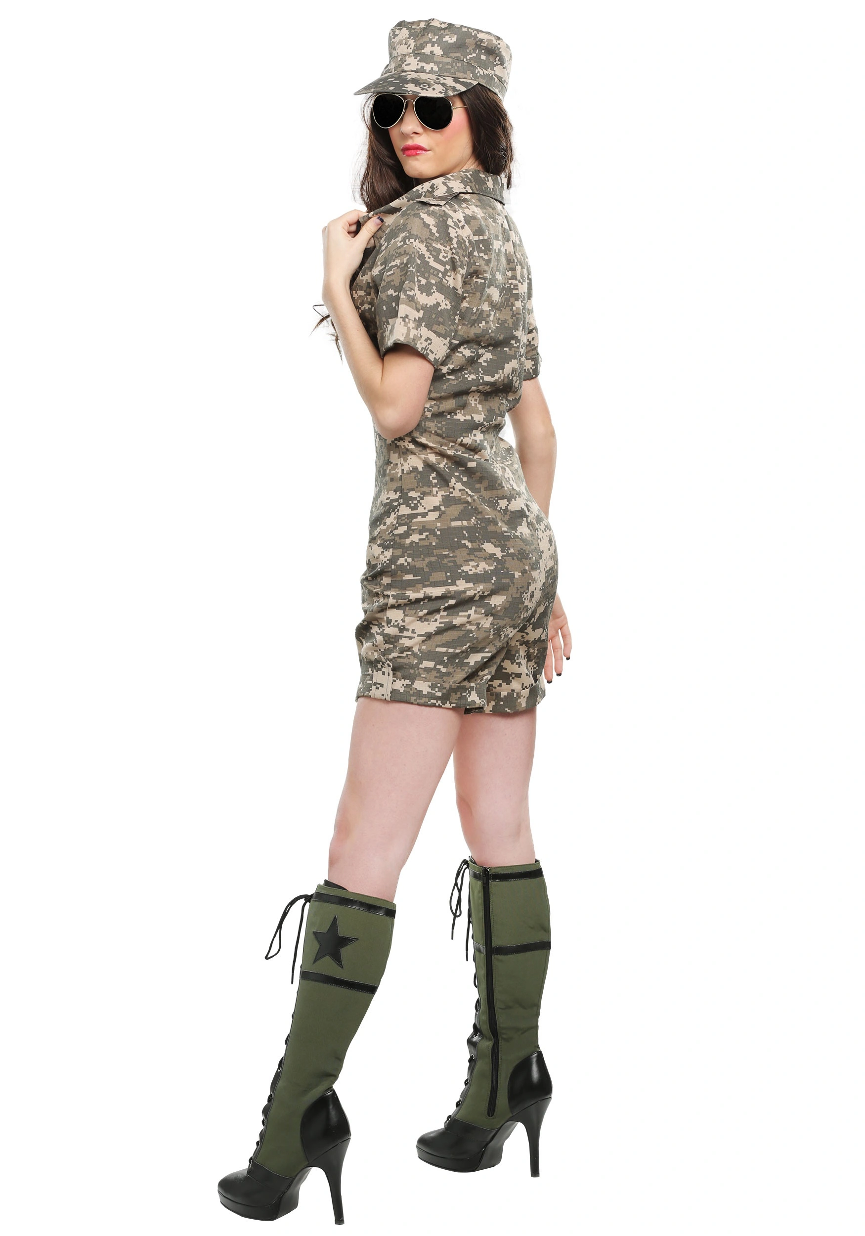 Partytime Costume & Lingerie (Yiwu) Factory Women's Military Officer Costume 4 Partytime Costume & Lingerie (Yiwu) Factory Women's Military Officer Costume - Image 2