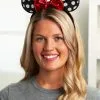 Elope Disney Minnie Mouse Sequined Ears Headband -Disney Costumes Sales minnie mouse polka dot sequined ears headband