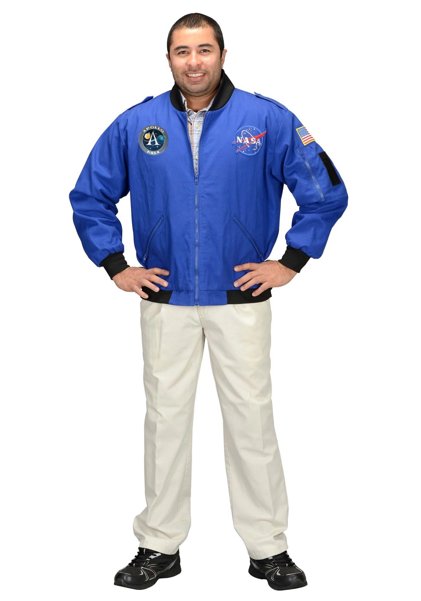 Aeromax NASA Apollo 11 Adult Flight Jacket Costume 3 Aeromax NASA Apollo 11 Adult Flight Jacket Costume