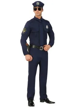 Fun Costumes Men's Cop Plus Size Costume
