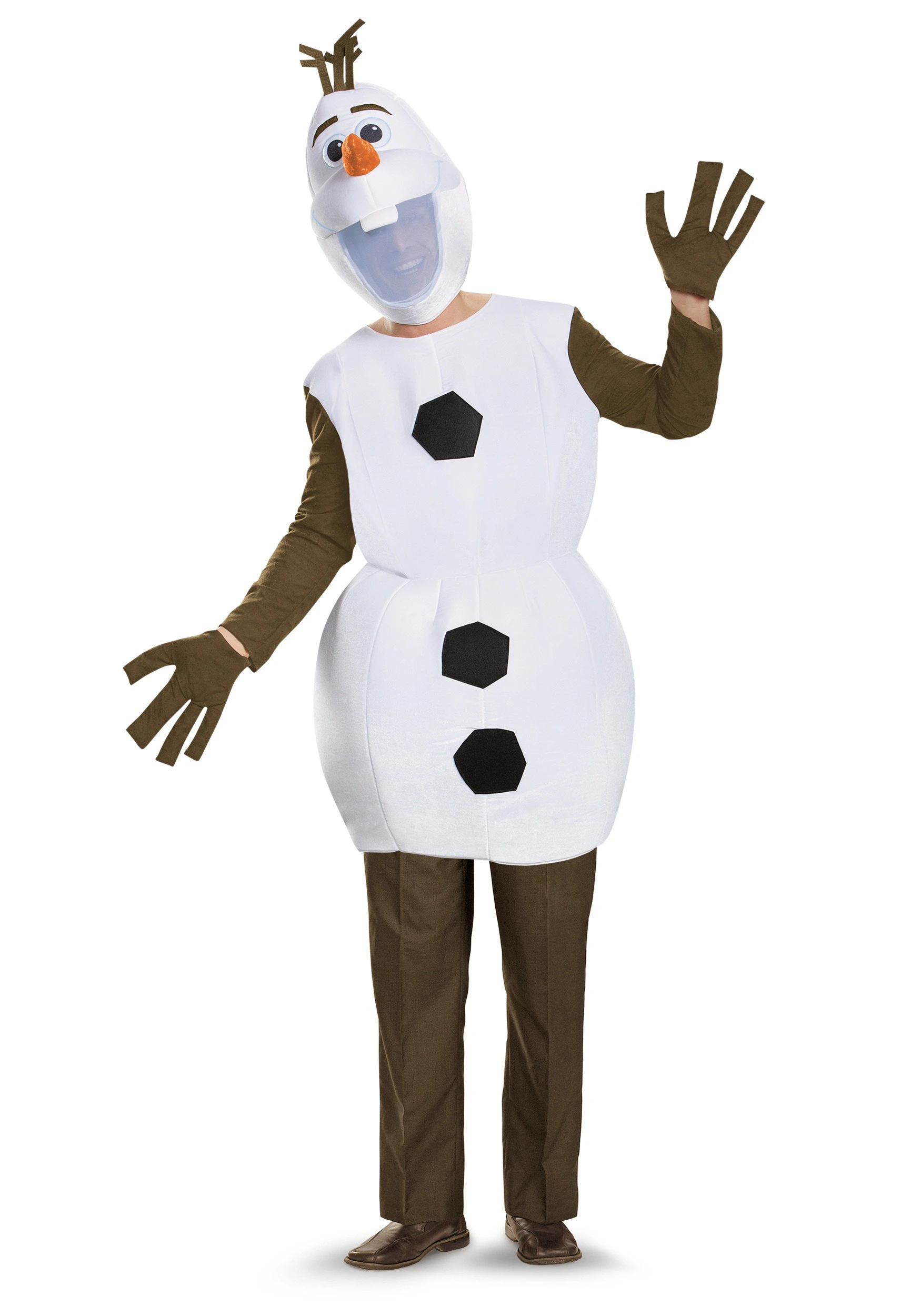 Disguise Plus Size Adult Olaf Costume 3 Disguise Plus Size Adult Olaf Costume