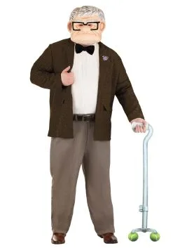 Fun Costumes Plus Size Carl Disney UP Costume For Men -Disney Costumes Sales plus size carl up costume alt 9