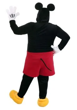 Fun Costumes Disney Plus Size Deluxe Mickey Mouse Costume For Adults -Disney Costumes Sales plus size deluxe mickey mouse costume alt 7