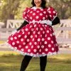 Fun Costumes Disney Plus Size Deluxe Minnie Mouse Adult Costume