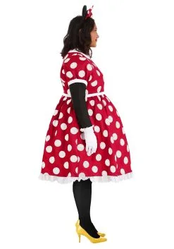 Fun Costumes Disney Plus Size Deluxe Minnie Mouse Adult Costume -Disney Costumes Sales plus size deluxe minnie mouse costume alt 3