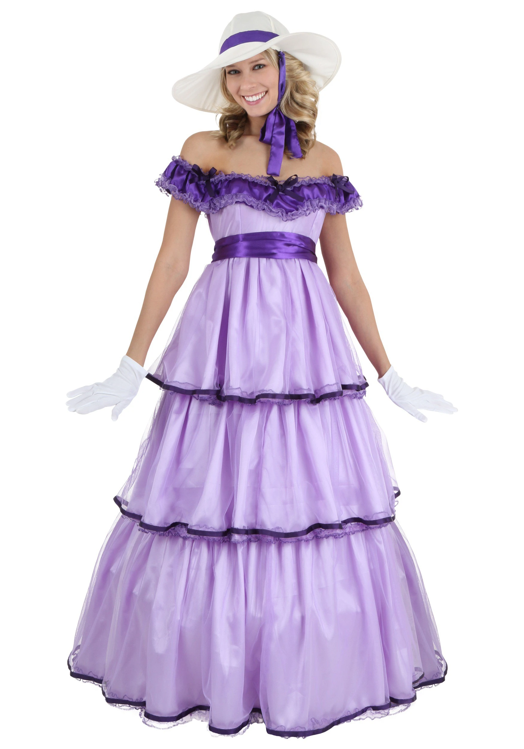 Fun Costumes Plus Size Deluxe Southern Belle Costume For Women 3 Fun Costumes Plus Size Deluxe Southern Belle Costume For Women