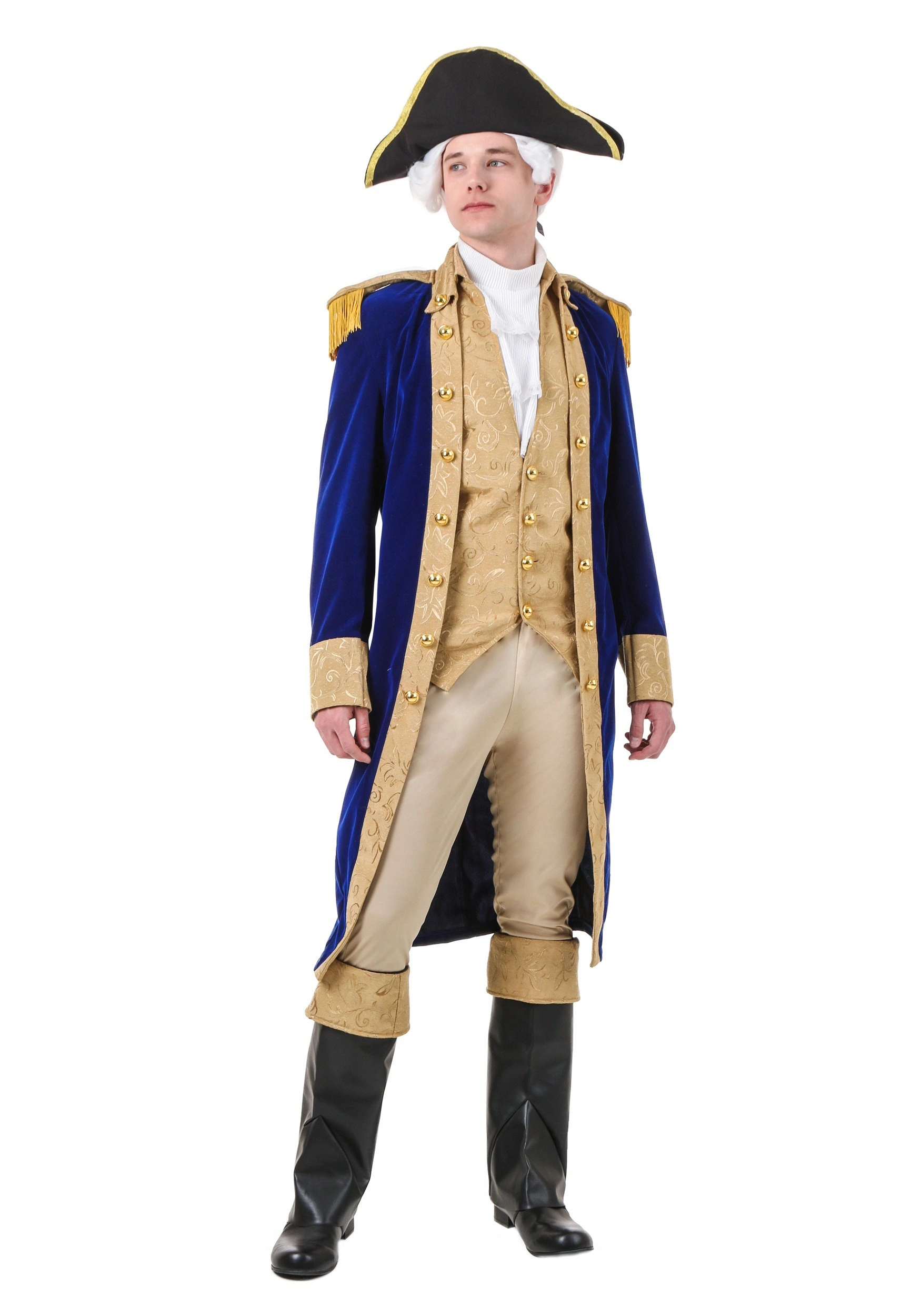 Fun Costumes Plus Size George Washington Costume 3 Fun Costumes Plus Size George Washington Costume