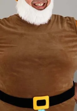 Fun Costumes Plus Size Disney Snow White Happy Dwarf Costume For Men -Disney Costumes Sales plus size happy dwarf costume alt 2