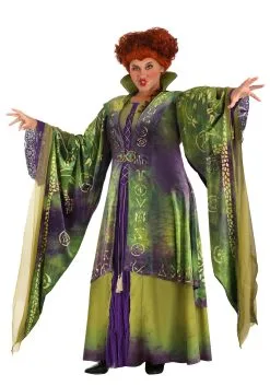 Fun Costumes Winifred Sanderson Costume For Plus Size Women From Disney's Hocus Pocus -Disney Costumes Sales plus size hocus pocus winifred sanderson costume alt 2
