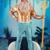 Fun Costumes Disney Plus Size Little Mermaid King Triton Costume For Men -Disney Costumes Sales plus size king triton costume 2
