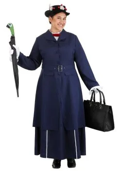 Fun Costumes Women's Plus Size Mary Poppins Costume 14 Fun Costumes Women's Plus Size Mary Poppins Costume -Disney Costumes Sales plus size mary poppins costume alt 4