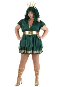 Armada Plus Size Stunning Medusa Costume For Women