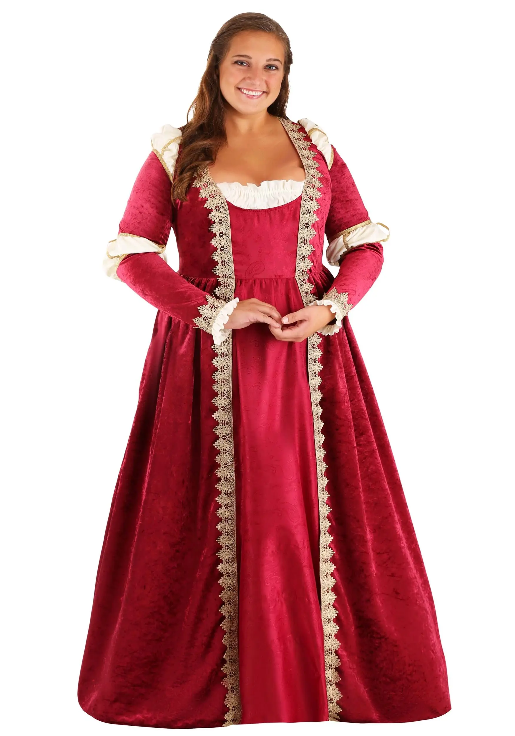Fun Costumes Plus Size Crimson Maiden Costume For Women 3 Fun Costumes Plus Size Crimson Maiden Costume For Women