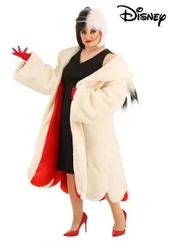 Fun Costumes Cruella De Vil Coat Costume For Plus Size Women From Disney's 101 Dalmatians 19 Fun Costumes Cruella De Vil Coat Costume For Plus Size Women From Disney's 101 Dalmatians -Disney Costumes Sales plus size womens deluxe cruella de vil costume alt 4