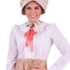 Elope Prairie Girl Costume Bonnet Accessory 2 Elope Prairie Girl Costume Bonnet Accessory -Disney Costumes Sales prairie girl bonnet upd
