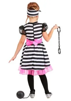 Fun Costumes Girl's Glam Prisoner Costume -Disney Costumes Sales prisoner costume girls glam alt1