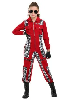Fun Costumes Racer Jumpsuit Girls Costume