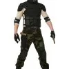 Partytime Costume & Lingerie (Yiwu) Factory Adult Skull Military Man Costume