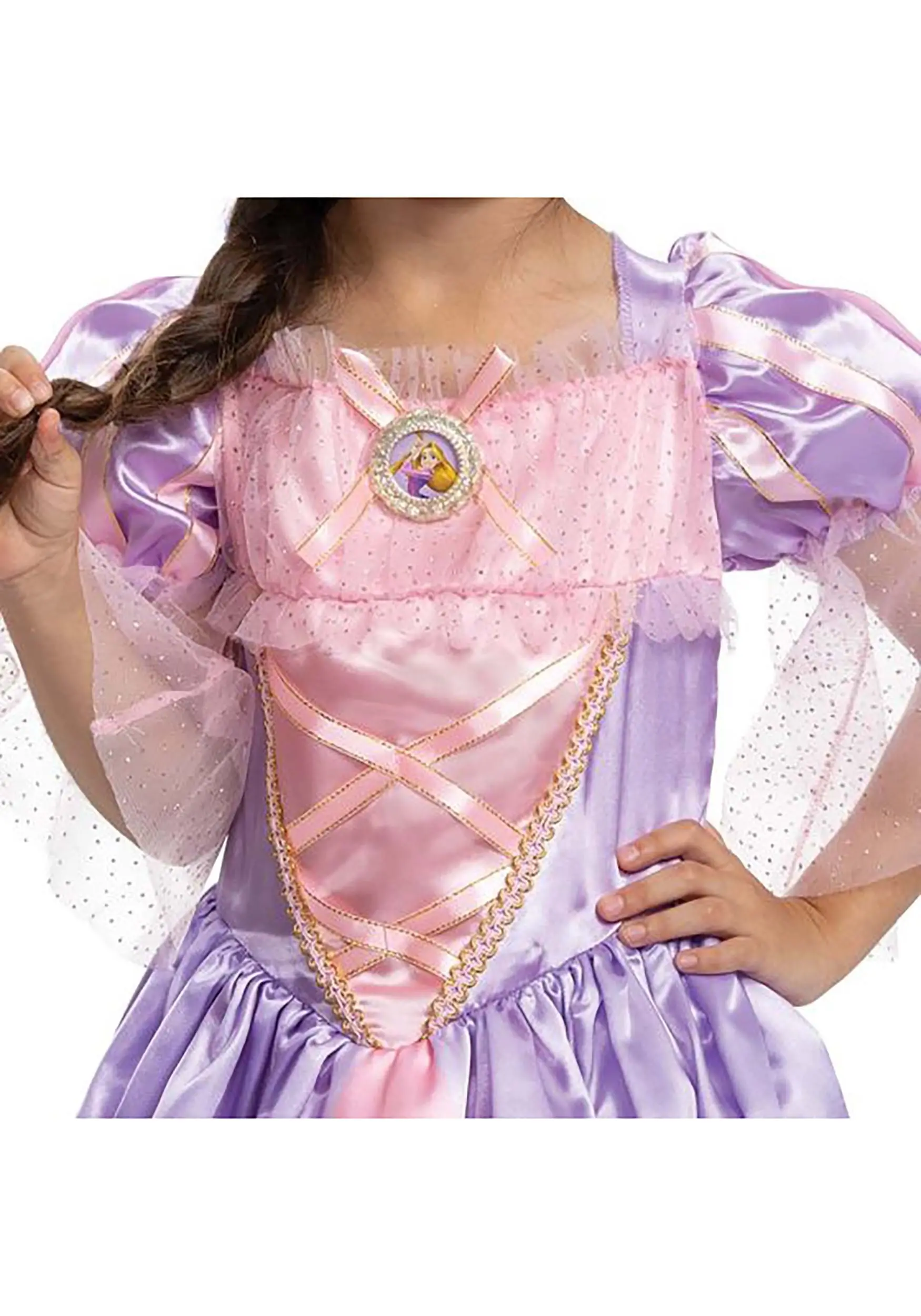 Disguise Disney Tangled Girl's Deluxe Toddler Repunzel Costume 5 Disguise Disney Tangled Girl's Deluxe Toddler Repunzel Costume - Image 3
