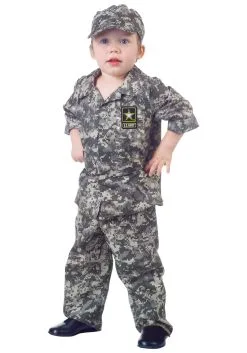 Underwraps Toddler Camo Army Costume