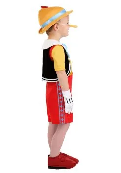 Fun Costumes Deluxe Disney Pinocchio Costume For Toddlers -Disney Costumes Sales toddler deluxe pinocchio costume alt 4