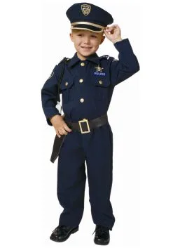Dress Up America Deluxe Police Officer Toddler Costume