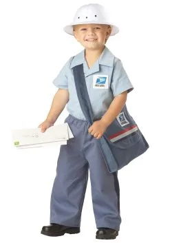 California Costume Collection Toddler Mr. Postman Costume