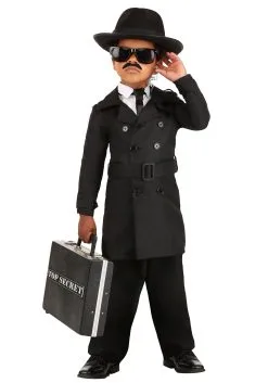 Fun Costumes Boy's Toddler Secret Agent Man Costume