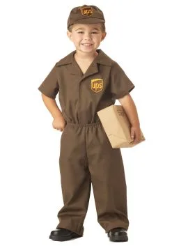California Costume Collection UPS Delivery Costume For Toddlers