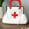 Fushengyuan Industry CO., White Nurse Costume Accessory Purse 2 Fushengyuan Industry CO., White Nurse Costume Accessory Purse -Disney Costumes Sales white nurse purse