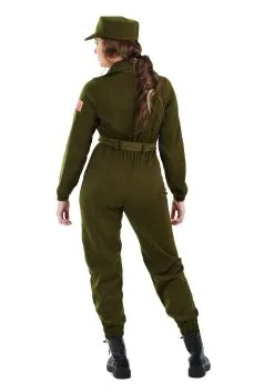 Fun Costumes Women's Army Flightsuit Costume 7 Fun Costumes Women's Army Flightsuit Costume -Disney Costumes Sales womens army flightsuit costume 2