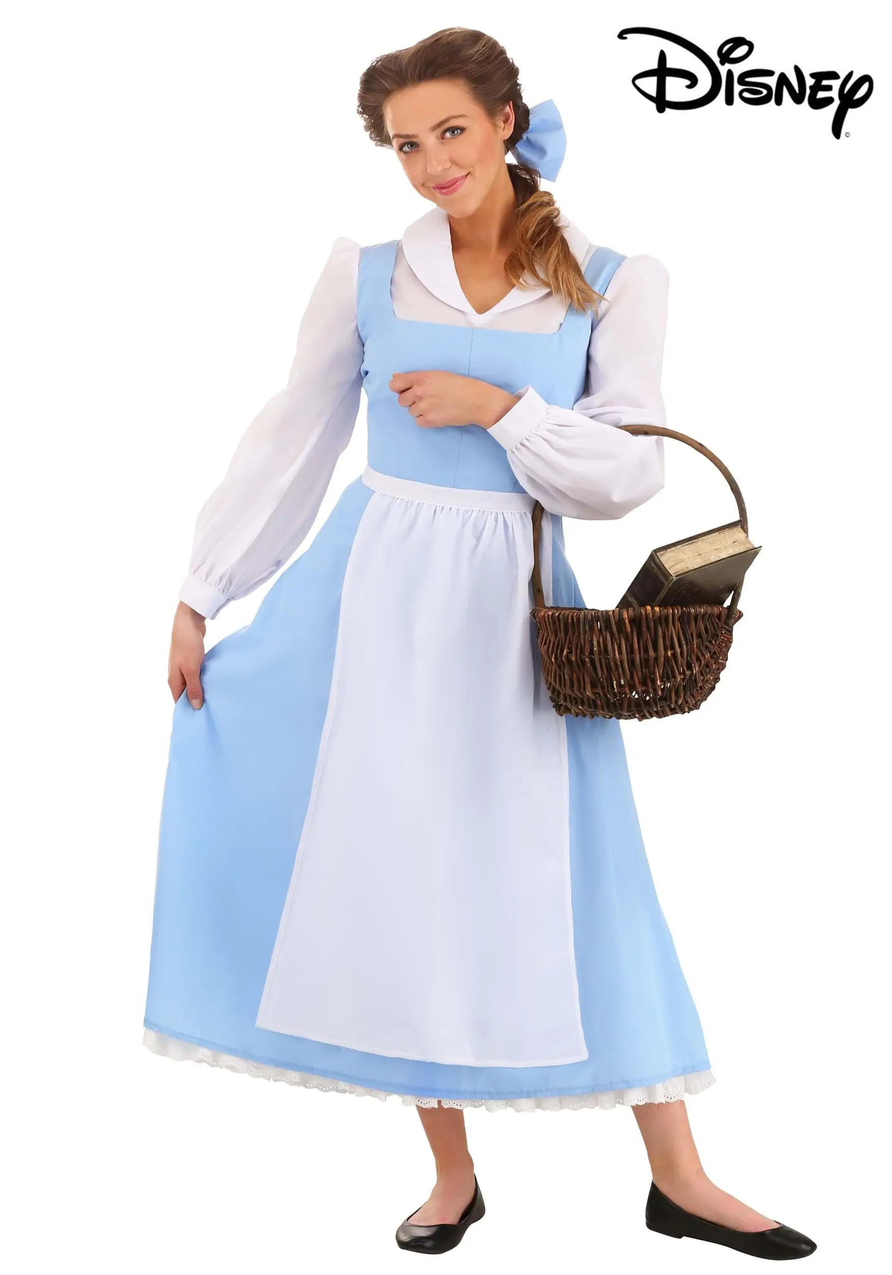 Fun Costumes Belle Blue Dress Costume For Women From Disney's Beauty And The Beast 5 Fun Costumes Belle Blue Dress Costume For Women From Disney's Beauty And The Beast - Image 3