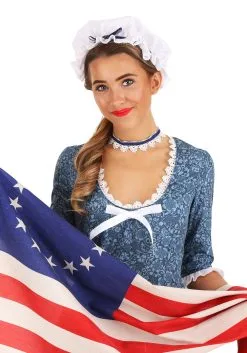 Fun Costumes Betsy Ross Costume Dress For Women -Disney Costumes Sales womens betsy ross costume alt 2
