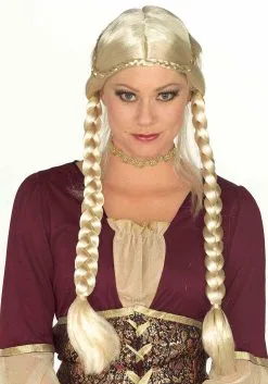 Forum Novelties, Inc Blonde Renaissance Braided Wig For Women