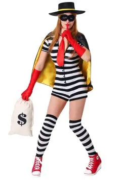 Shangai Jianwuyi Industrial & Commercial Ltd. Women's Burglar Costume