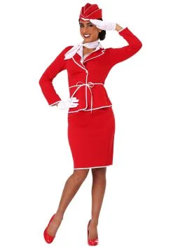 Shangai Jianwuyi Industrial & Commercial Ltd. Womens First Class Flight Attendant Costume