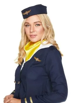 Karnival Costumes Women's Flight Attendant Costume -Disney Costumes Sales womens flight attendant costume alt 3