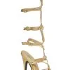 Ellie Women's Gold Goddess Heels