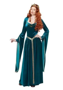 California Costume Collection Women's Lady Guinevere Teal Costume