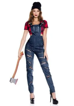 MUSIC LEGS Lady Lumberjack Costume For Women
