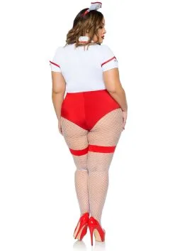 LEG AVENUE Plus Size Feelgood Nurse Costume For Women -Disney Costumes Sales womens nurse feelgood costume alt 5