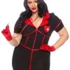 LEG AVENUE Women's Plus Bedside Babe Costume -Disney Costumes Sales womens plus bedside babe costume