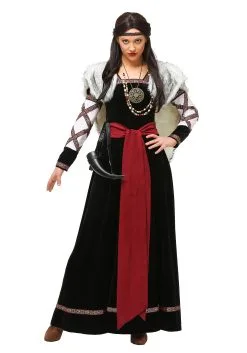 Fun Costumes Women's Plus Size Dark Viking Dress Costume
