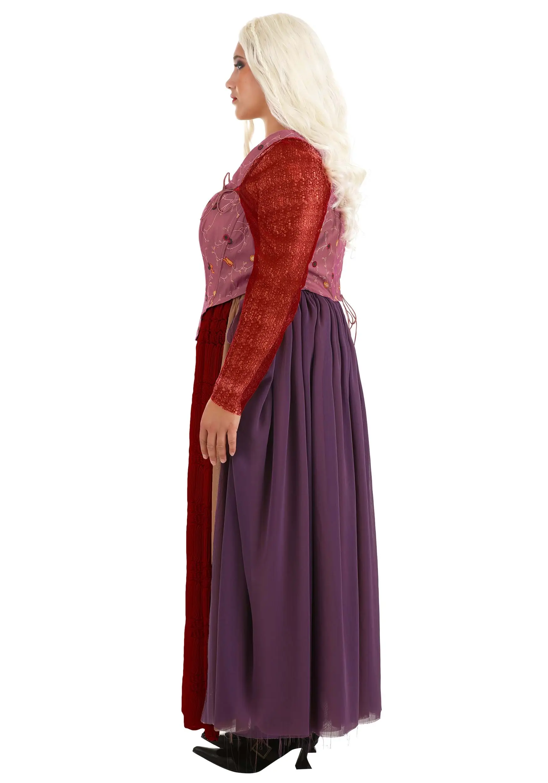 Fun Costumes Sarah Sanderson Costume For Plus Size Women From Disney's Hocus Pocus 6 Fun Costumes Sarah Sanderson Costume For Plus Size Women From Disney's Hocus Pocus - Image 4